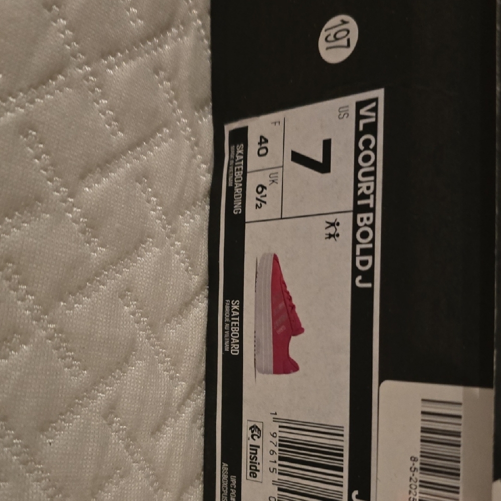 adidas Pink Platform Sneakers with Crystal Three-Stripes - Picture 3 of 5